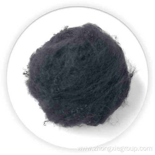 20d 76MM black polyester staple fiber for automotive